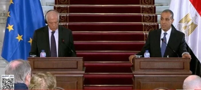 بث مباشر.. انطلاق المؤتمر الصحفي لوزير الخارجية مع الممثل الأعلى للشؤون الخارجية بالاتحاد الأوروبيانطلق منذ قليل المؤتمر الصحفي للسفير بدر عبد العاطي