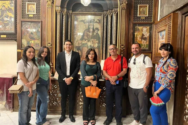 في زيارة للكنيسة المعلقة.. حزب العدل يعيد إحياء مسار العائلة المقدسة أجرى وفد من أمانة المواطنة بحزب العدل وعدد من الشخصيات العامة، اليوم، زيارة إلى