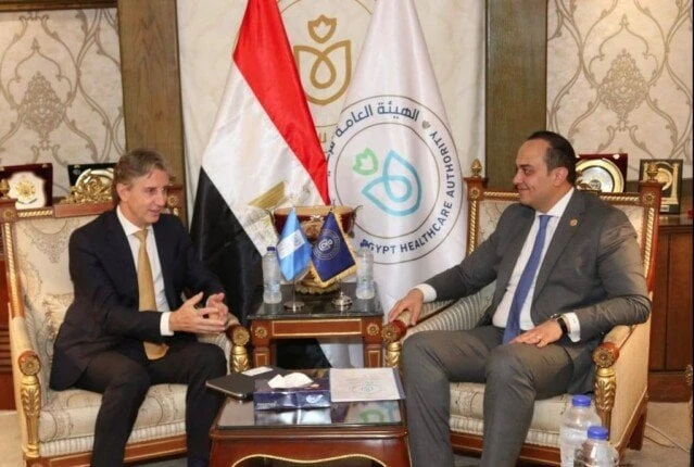 رئيس هيئة الرعاية الصحية يبحث مع ممثل برنامج الأمم المتحدة الإنمائي ملفات التعاون المشتركهيئة الرعاية الصحية وممثل برنامج الأمم المتحدةالتقى الدكتور