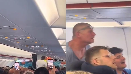 حاول فتح باب الطائرة.. لحظات مرعبة على ارتفاع 30 ألف قدم في رحلة من الجحيم (فيديو صور) متفرقات وأفادت تقارير إعلامية بأن طيار الرحلة أعلن حالة