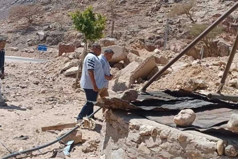 لتوفير مياه الشرب والتوسع الزراعي.. إنشاء محطات تحلية بأودية فيران بجنوب سيناء (تفاصيل) تفقد اللواء سامح المتولي، رئيس مدينة أبورديس بجنوب سيناء، والدكتور الدكتور إيهاب زغلول، مدير