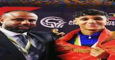 ريم العبدلي -ليبيا لأول مرة بلعبة الكاراتية الليبية يصنف البطل الذهبي بشير عبدالرازق الذويبي الترتيب الأول عالميا هذا وجاء بتصريح رئيس الاتحاد الليبي الكاراتيه المهندس جمال الرعيض: