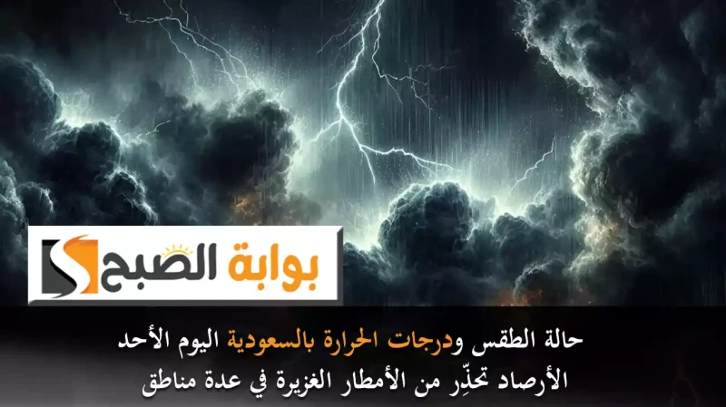 حالة الطقس ودرجات الحرارة بالسعودية اليوم الأحد.. الأرصاد تحذر من الأمطار الغزيرة في عدة مناطق أصدر المركز الوطني للأرصاد بالمملكة العربية السعودية تقريره حول حالة الطقس اليوم الأح