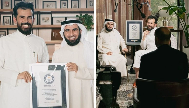 بودكاست فنجان السعودي يتفوق على حلقة إيلون ماسك في غينيسبودكاست فنجان السعودي يتفوق على حلقة إيلون ماسك في غينيس-----