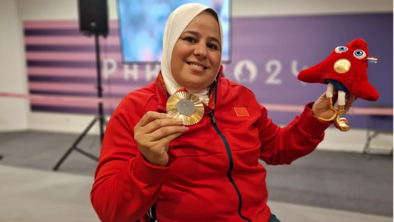 تسلحت بالعزم والإيمان بالفوز منذ بداية المسابقة حتى نهايتها، لتتمكن من انتزاع الميدالية البرونزية في رمي الجلة فئة إف-34 في منافسات ألعاب القوى بدورة الألعاب البارالمبية 2024 التي 