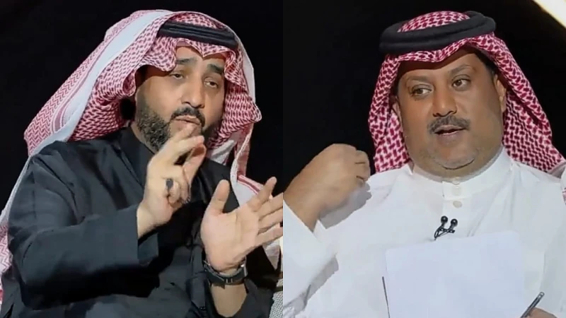 -العجمة يوضح ميول العيسى من نغمة جواله .. فيديو .. طلب الإعلامي الرياضي تركي العجمة، من رئيس النادي الأهلي، خالد العيسى، أن يضع جواله على الوضع العام، حتى يسمع الجميع نغمة هاتفه. و