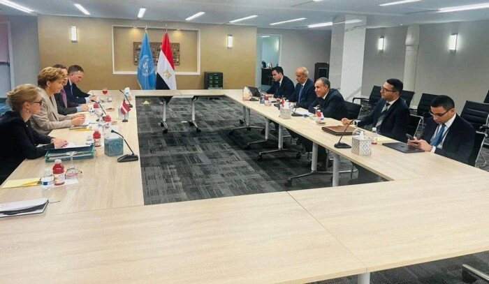 وزير الخارجية يبحث مع نظيرته اللاتفية تعزيز العلاقات بين البلدينالتقى الدكتور بدر عبد العاطي وزير الخارجية والهجرة وشئون المصريين بالخارج، اليوم