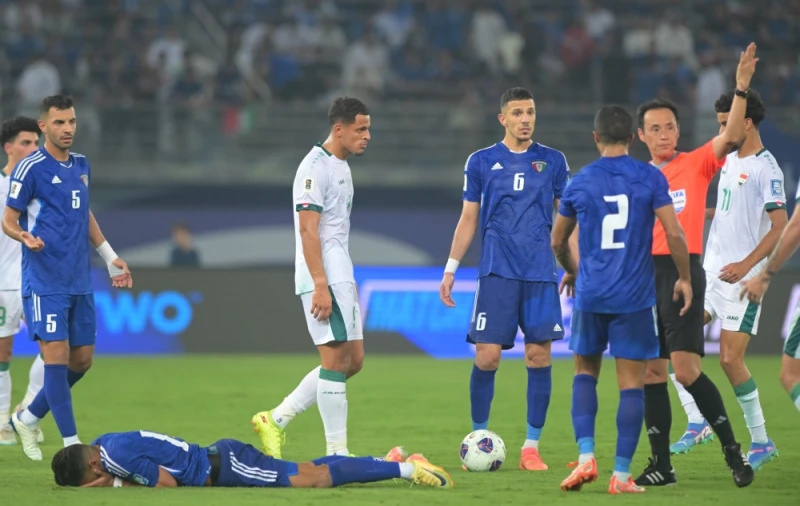 -الاتحاد الكويتي يصدر بيانا عاجلا بشأن أحداث مباراة العراق .. أصدر الاتحاد الكويتي لكرة القدم بيانا عاجلا اليوم الأربعاء بخصوص احداث مباراة أمس بين منتخبي الكويت والعراق في تصفيات 