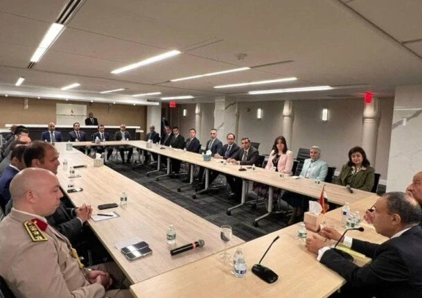 وزير الخارجية يلتقي بأعضاء بعثة مصر لدى الأمم المتحدة وقنصلية نيويورك وزير الخارجية يلتقي بأعضاء بعثة مصر لدى الأمم المتالتقى الدكتور بدر عبد العاطي