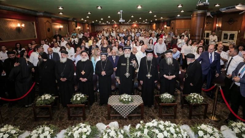 بالصور البابا تواضروس الثاني يشهد احتفالية في الإسكندرية أسرة الراهب أندراوس الصموئيلي للمكفوفينبالصور البابا تواضروس الثاني يشهد احتفالية في