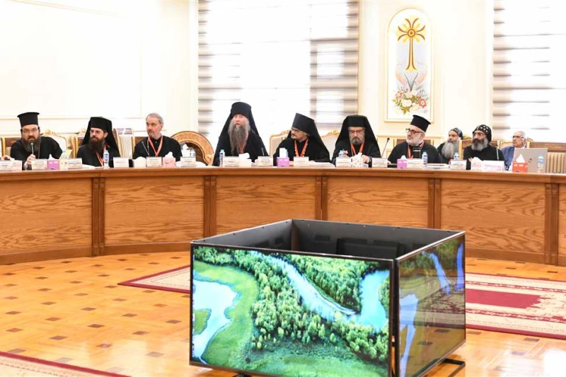 الكنيسة القبطية تستضيف لقاء ممثلي الكنائس الأرثوذكسية حول العالم بوادى النطرون (صور) شهد المقر البابوي في دير القديس الأنبا بيشوي بوادي النطرون،