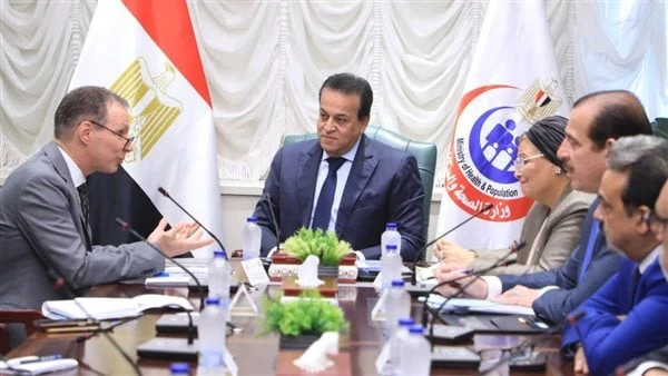 وزير الصحة يبحث تعزيز التعاون مع برنامج الأغذية العالمي لمحاربة السمنة والانيميااستقبل الدكتور خالد عبدالغفار نائب رئيس مجلس الوزراء للتنمية البشرية