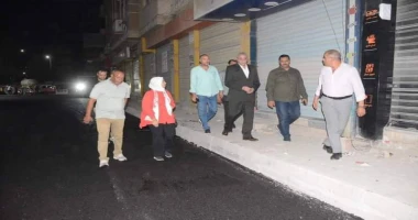 محافظ الغربية يتفقد البدء في وضع طبقة الاسفلت بشارع سكة زفتى وتطوير وزراعة ميدان سامح الشوني و يتفقد كوبري قحافة وسكة المحلة بطنطا كتبمحمود شتا قام