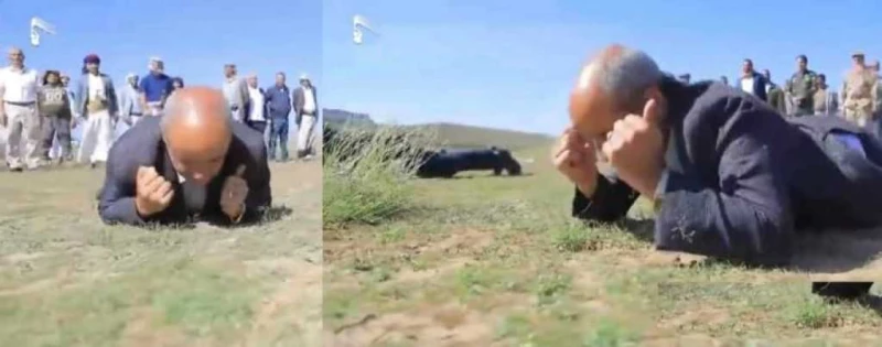 تدريبات قاسية ومهينة.. الحوثي يذل موظفي الأدوية في اليمن _أخبار المشهد اليمني أثارت صور متداولة على نطاق واسع حالة من الغضب والاستياء في اليمن، بعد أن ظهر فيها موظفون في الهيئة الع