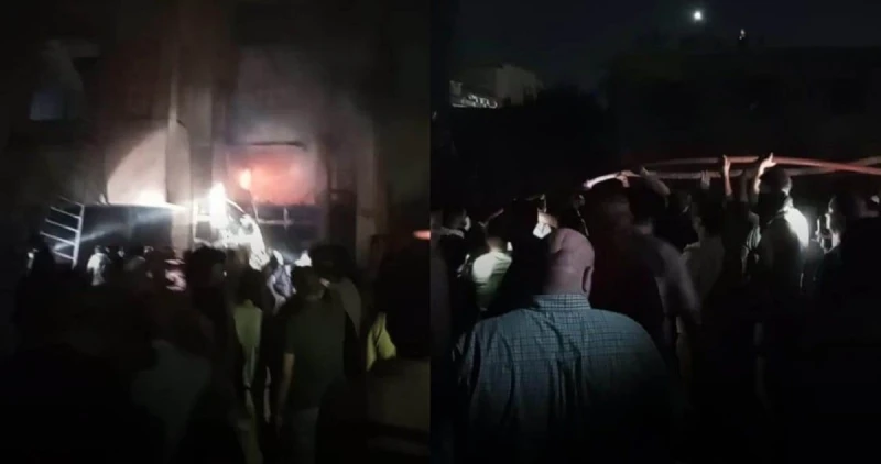 بالفيديو عقب حريق مطرانية بني سويف أقباط ومسلمين ينتفضون للمشاركة بإخماد النيران الدين لله والوطن للجميععقب حريق مطرانية بني سويف أقباط ومسلمين ينتفضون للمشاركة بإخماد النيران.. سط