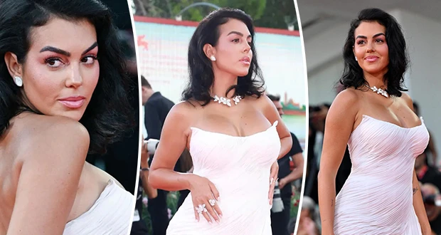 جورجينا رودريغيز تحبس الأنفاس بالأبيض في مهرجان البندقية افاق عربية - أطلت عارضة الأزياء الأرجنتينية جورجينا رودريغيز على السجادة الحمراء في مهرجان البندقية السينمائي الدولي في دور