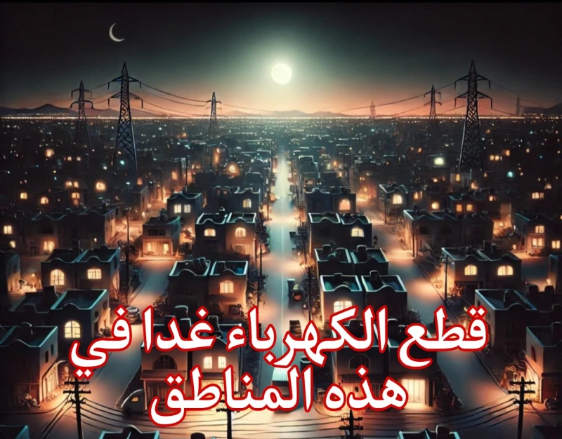 صدمه كبيرة.. قطع الكهرباء عن هذه المناطق غدا لمدة 3 ساعات متواصله.. الحق شوف نفسك لتكون منهمقامت محافظة القليوبية بإخطار المواطنين بانقطاع الكهرباء