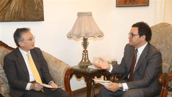 هنو يستقبل سفير اليابان في القاهرة لبحث تكثيف التعاون في المجالات الثقافيةاستقبل الدكتور أحمد فؤاد هنو، وزير الثقافة، السفير أوكا هيروشي - سفير