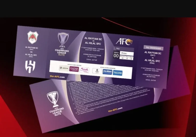 اللينك الرسمي.. رابط حجز تذاكر مباراة الريان والهلال السعودي في دوري أبطال آسيا 2024 رابط حجز تذاكر مباراة الريان والهلال السعودي في دوري أبطال آسيا