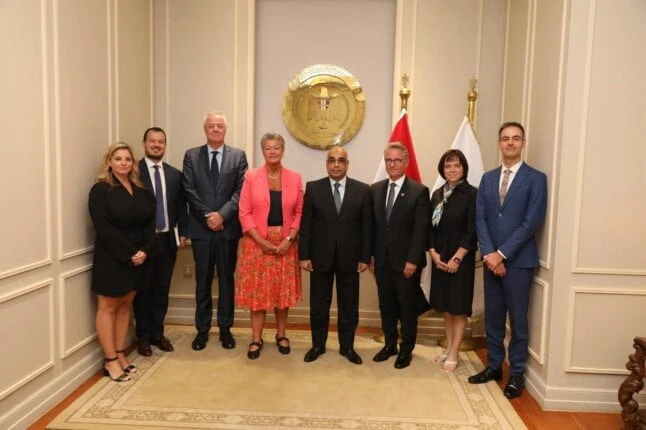 وزير العدل يستقبل مفوض الاتحاد الأوروبي للأمن الداخلي صوراستقبل المستشار عدنان فنجرى، وزير العدل، اليوم الاثنين، بديوان عام الوزارة بالعاصمة الإدارية