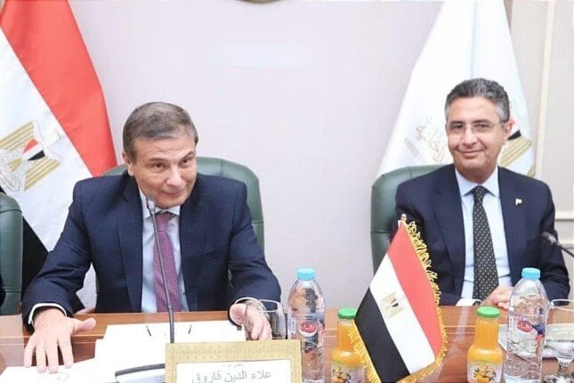 الطبق ب 150 جنيها.. الحكومة تقرر طرح البيض بأسعار مخفضة في منافذ التموين والزراعةعقد علاء فاروق وزير الزراعة واستصلاح الأراضي، والدكتور شريف فاروق