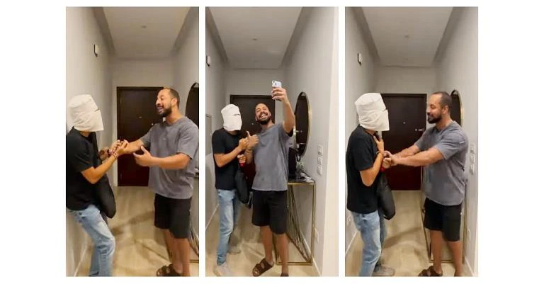 فنون: عمرو وهبة ينشر فيديو كوميدي ويعلق: مش هتصدقوا مين عدى عليا الفجر 12:51 ص الثلاثاء 03 سبتمبر 2024 شارك الفنان عمرو وهبة متابعيه، فيديو كوميدي لشخص يرتدي قناع مطرب الراب تووليت