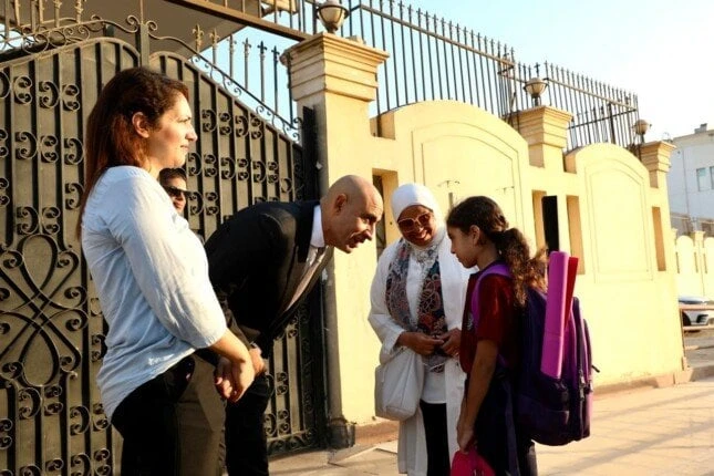 للاطمئنان على انتظام العملية التعليمية.. عبد اللطيف يزور مدرسة النيل الدولية ب أكتوبر وزير التربية والتعليم يتفقد مدرسة النيل في أكتوبرنادية جودةأجرى