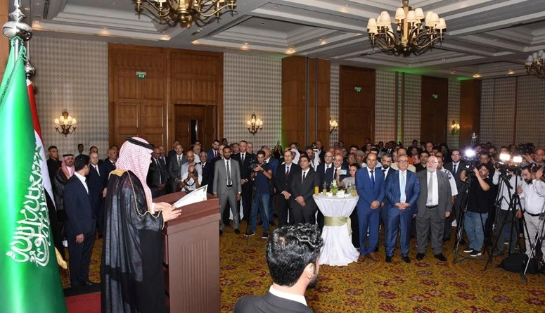 نجوم سوريا في حفل إعادة افتتاح أعمال السفارة السعوديةوأكد معاون وزير الخارجية والمغتربين السورية أيمن في تصريح لوكالة سانا الرسمية عمق العلاقات الأخوية والروابط الاجتماعية التي تجم