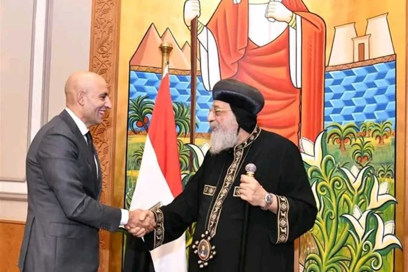 البابا تواضروس الثاني يستقبل وزير التعليم لبحث وضع القيم والمبادئ الدينية المشتركة ضمن المناهج استقبل قداسة البابا تواضروس الثاني في المقر البابوي