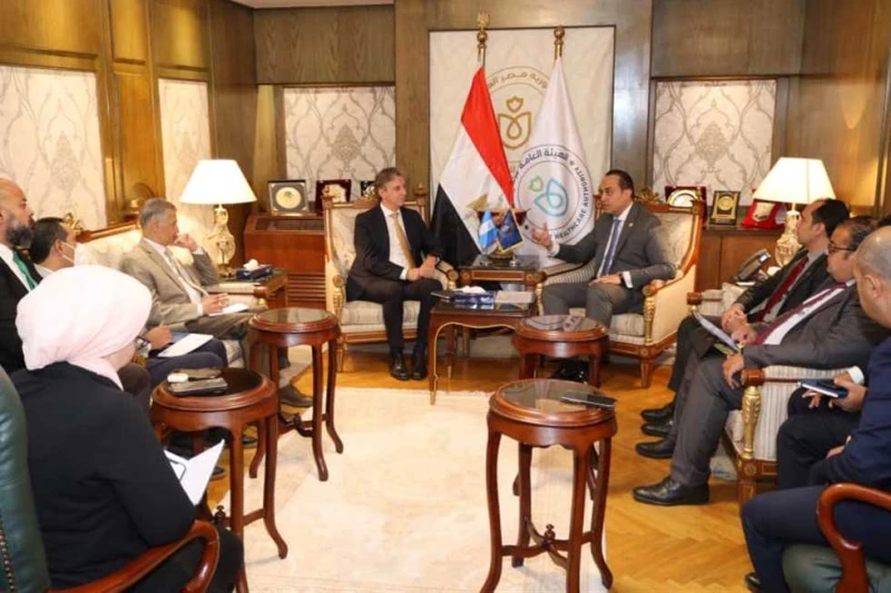 الرعاية الصحية: نستهدف إطلاق برنامج لدعم حلول مبتكرة لترشيد استهلاك الطاقة والمياه إلكترونيا التقى الدكتور أحمد السبكي، رئيس الهيئة العامة للرعاية