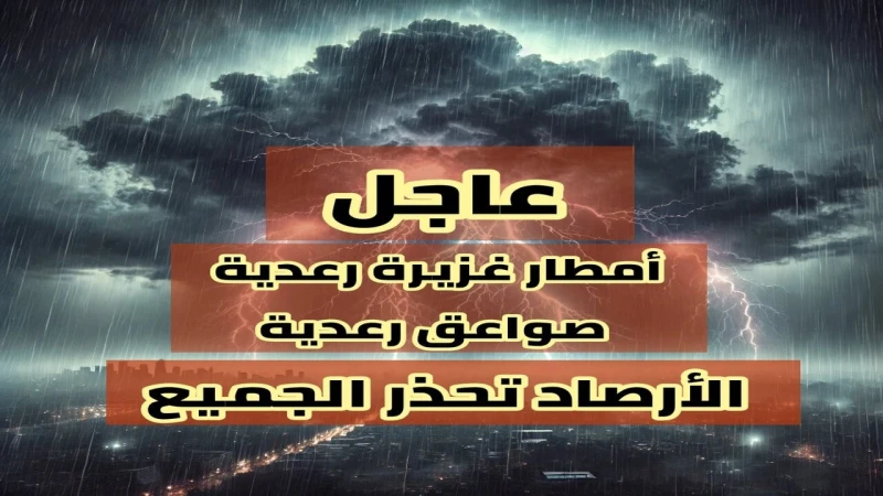 تحذير أحمر شديد بأمطار رعدية غزيرة من الأرصاد لسكان هذه المناطق وصواعق رعدية.. كافة التفاصيلأطلق المركز الوطني للأرصاد إنذار أحمر وبرتقالي يحذر فيه
