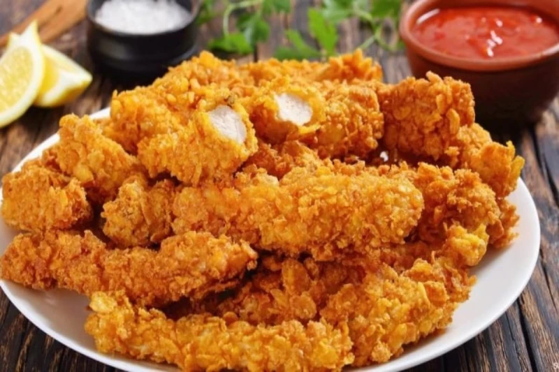 طريقة عمل استربس الفراخ المقرمشة في البيت احلى من الجاهزسنتعرف على طريقة عمل استربس الفراخ اللذيذ فهو من الأكلات السهلة والمقرمشة التي يحبها الجميع،