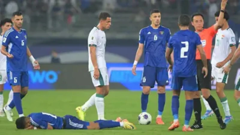 -بيان شديد اللهجة من اتحاد الكرة الكويتي بعد مباراة العراق .. أصدر الاتحاد الكويتي لكرة القدم، بيانا اعتذر فيه عن الأحداث التي حدثت أثناء مباراة الكويت والعراق، وشكر خلاله الجماهير