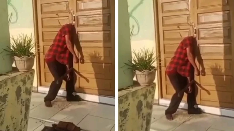 لص يموت واقفا خلال عملية سطو في إندونيسيا .. فيديو اخر خبر لقى لص في الثلاثينيات من عمره حتفه بطريقة مأساوية في إندونيسيا، وذلك أثناء محاولته الدخول إلى منزل عن طريق باب مغلق بإحكا