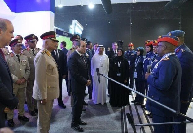 الرئيس السيسي يفتتح معرض مصر الدولي للطيران والفضاء 2024.. والأحزاب تعدد مزاياهانطلقت اليوم الثلاثاء، فعاليات معرض مصر الدولى للطيران والفضاء 2024 في