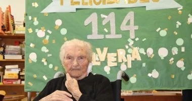ما خدتش دواء وماتت من غير مرض.. وفاة أكبر معمرة في إسبانيا عن عمر 114 عاما المرأة والمنوعات توفيت الإسبانية سيلفيريا مارتين دياز أكبر معمرة في