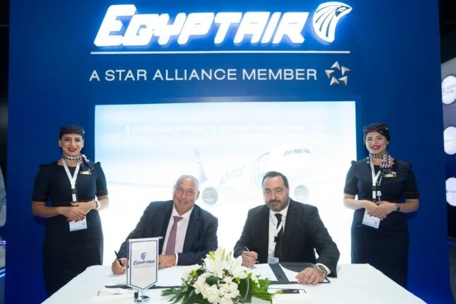 اتفاقية شراكة بين وأكاديمية مصر للطيران للتدريب اتفاقية شراكة بين وأكاديمية مصرللطيران نجلاء غنيماحتفلت أكاديمية مصرللطيران للتدريب بتوقيع عقد شراكة