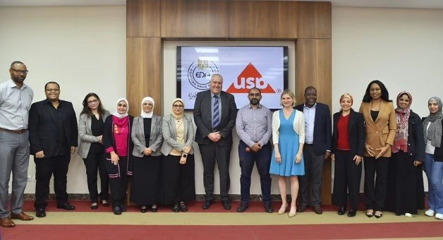 نائب رئيس هيئة الدواء المصرية يستقبل وفد شركة لمناقشة خطة إجراء التجارب السريرية بمصر هيئة الدواء المصرية تستقبل وفد شركة أ ش أاستقبل نائب رئيس هيئة