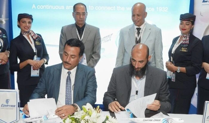 مصرللطيران للشحن الجوي توقع 3 عقود مع عدد من الوكلاء مصرللطيران للشحن الجوي توقع 3 عقودنجلاء غنيمأعلنت شركة مصرللطيران للشحن الجوي عن توقيع عقود شحن