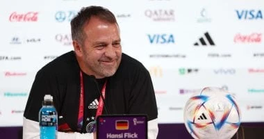 -أول تعليق من هانز فليك بعد اكتساح برشلونة لبلد الوليد بسباعية .. أبدى المدرب الألماني هانز فليك، المدير الفني لفريق برشلونة، سعادته بالانتصار الكاسح 7-0 على بلد الوليد، مساء السبت