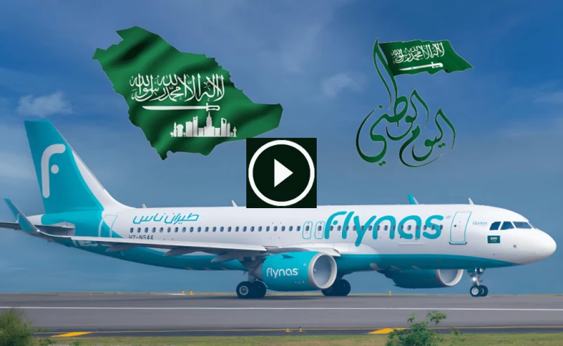 عروض طيران ناس في اليوم الوطني 94: خصومات مميزة على الرحلات الجوية الداخلية والدولية مع اقتراب الاحتفال باليوم الوطني السعودي ال 94، تقدم طيران ناس