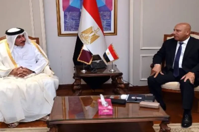 وزير النقل يبحث سبل زيادة حجم الاستثمارات القطرية الصناعية في مصر استقبل الفريق كامل الوزير نائب رئيس مجلس الوزراء للتنمية الصناعية وزير الصناعة