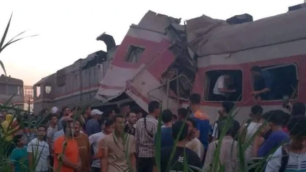 الصحة: استقرار الحالة الصحية ل44 من مصابي حادث تصادم قطاري الزقازيق أعلنت وزارة الصحة والسكان، ارتفاع أعداد مصابي حادث تصادم قطاري الزقازيق، بمحافظة