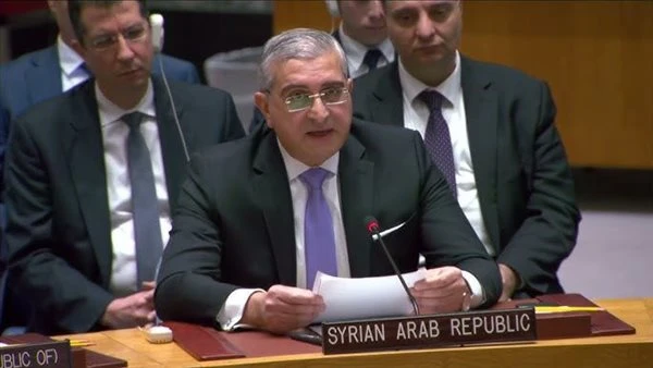مندوب سوريا لدى الأمم المتحدة يؤكد ضرورة إنهاء الاحتلال الإسرائيلي للأراضي الفلسطينية _بوابة العرب أكد مندوب سوريا الدائم لدى الأمم المتحدة السفير