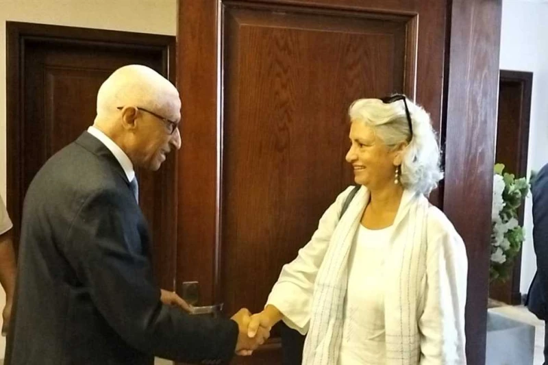 وفد منظمة الصحة العالمية يزور مستشفى العريش العام استقبل اللواء عاصم سعدون نائب محافظ شمال سيناء، والدكتور أحمد سمير، وكيل وزارة الصحة بالمحافظة