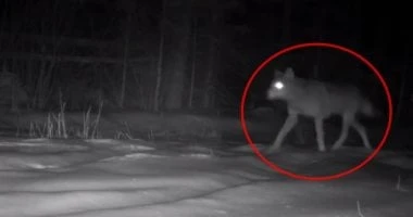 اكتشاف مخلوق غريب يشبه الكلب والذئب فى غابات شمال ولاية مينيسوتا.. صور المرأة والمنوعات كشفت لقطات مذهلة عن وحش غامض يتجول في غابات شمال ولاية مينيسوتا الأمريكية، ما ترك الباحثين ف