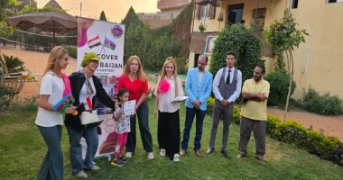 السفارة الأذربيچانية تحتفل بالعام الأخضر بمناسبة مؤتمر المناخ كتب : وائل عباس داليا فوزى تحتفل سفارة دولة اذربيچان هذا العام بالعام الأخضر بمناسبة مؤتمر المناخ ٢٩ المقام بأذربيجان 