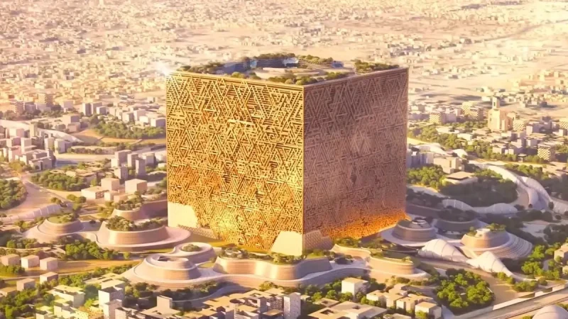 ما هو التصميم الفريد الذي سيكون في قلب مشروع المربع الجديد في مدينة الرياض 1446 ما هو التصميم الفريد الذي سيكون في قلب مشروع المربع الجديد في مدينة