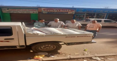 متابعة سيد زعزوع ضبط 10 جوال دقيق بلدي مدعم قبل بيعه في السوق السوداء بمركز ديرو قال اللواء دكتور هشام أبو النصر محافظ أسيوط أنه تم ضبط 10 جوال دقيق