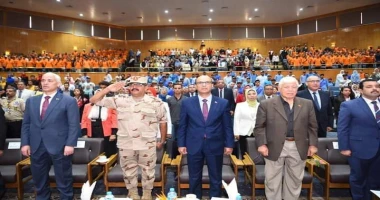 أسيوط سيد زعزوع احتفالية كبرى بجامعة أسيوط بالذكرى الحادية والخمسين لنصر أكتوبر العظيم تحت رعاية الدكتور أحمد المنشاوي رئيس جامعة أسيوط؛ شهدت الجامعة، اليوم الثلاثاء الموافق ٢٢ من 